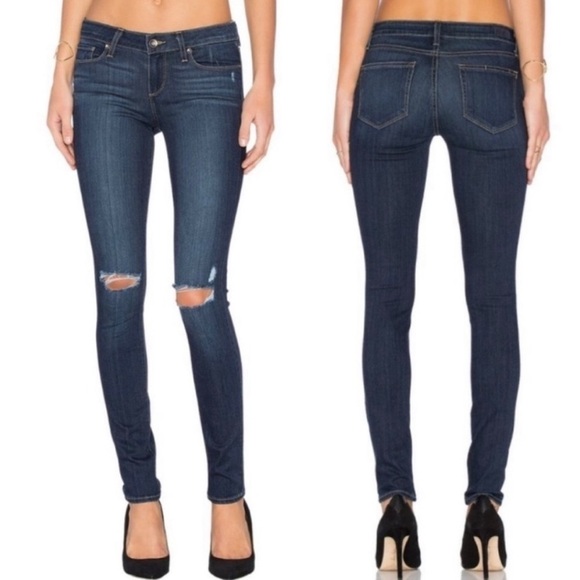 PAIGE Denim - PAIGE Verdugo Ultra Skinny Distressed Jeans Size 27 (A2-12)